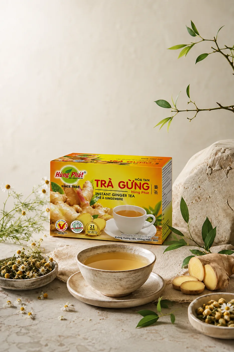 Trà Gừng Hòa Tan nhỏ